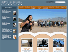Tablet Screenshot of cityhighschool.org